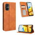 For Xiaomi Poco M5 Magnetic Buckle Retro Texture Leather Phone Case(Brown) - free shipping - PMC TechLife - Order now!
