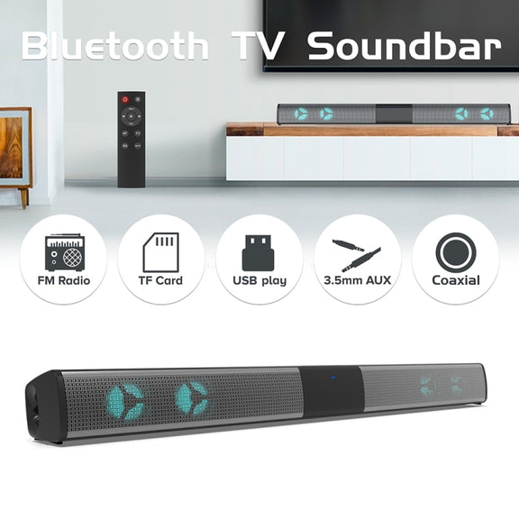 BS-28E RGB Colorful Atmosphere Light Bluetooth Speaker