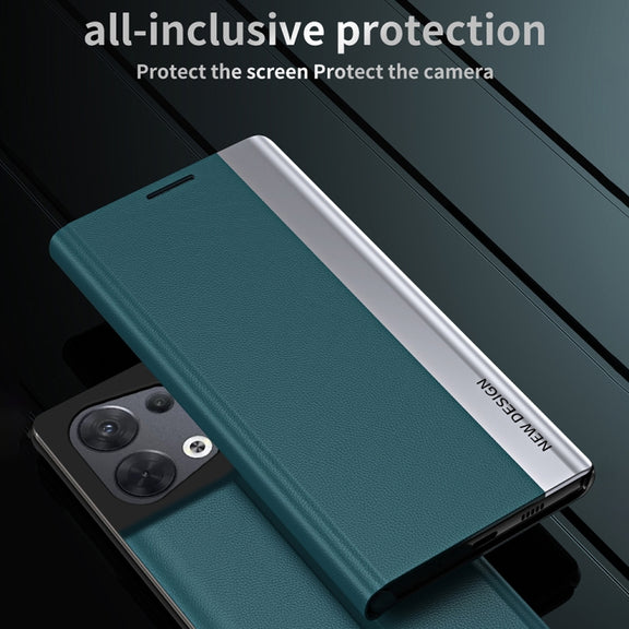 For Xiaomi 12T / 12T Pro / Redmi K50 Ultra Side Electroplated Magnetic Leather Phone Case(Black)
