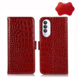 For Xiaomi Redmi A1+ Crocodile Top Layer Cowhide Leather Phone Case(Red) - Xiaomi Cases by PMC TechLife | Online Shopping South Africa | PMC TechLife