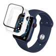For Apple Watch SE 2023 44 mm / SE 2022 44mm imak PC Frame Case with Tempered Glass Film(White) - Watch Cases by imak
