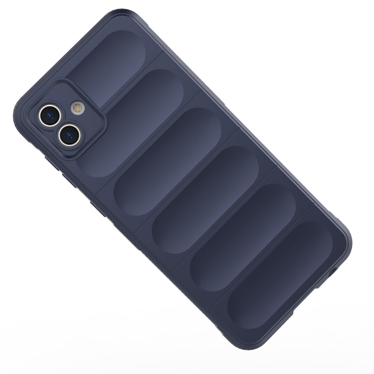 For Samsung Galaxy A04 4G Magic Shield TPU + Flannel Phone Case(Dark Green)
