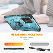 For Samsung Galaxy A73 5G Ring Holder Phone Case(Black)
