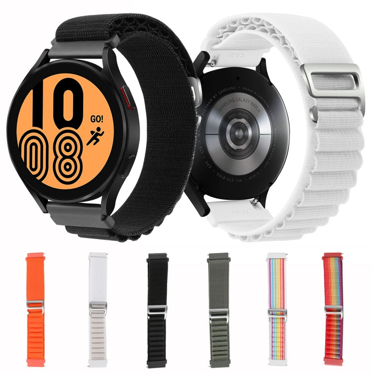 22mm Universal Nylon Loop Watch Band(Black)