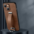 For iPhone 14 SULADA Cool Series PC + Leather Texture Skin Feel Phone Case(Brown) - iPhone 14 Cases by SULADA | Online Shopping South Africa | PMC TechLife | Buy Now Pay Later Mobicred