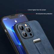 For iPhone 14 Pro Max SULADA Cool Series PC + Leather Texture Skin Feel Phone Case(Red)