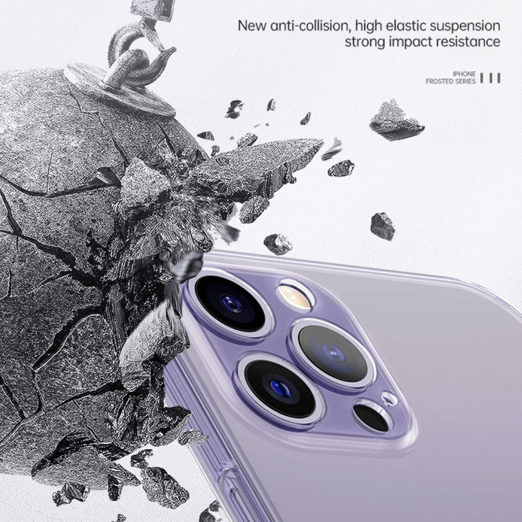 For iPhone 14 SULADA Frosted Series Shockproof TPU Protective Case(Transparent)