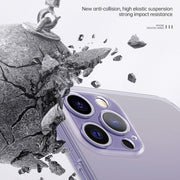 For iPhone 14 SULADA Frosted Series Shockproof TPU Protective Case(Transparent)