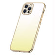 For iPhone 14 Pro Max SULADA Iridescence Series Plating Transparent Gradient Phone Case(Gold) - iPhone 14 Pro Max Cases by SULADA | Online Shopping South Africa | PMC TechLife | Buy Now Pay Later Mobicred