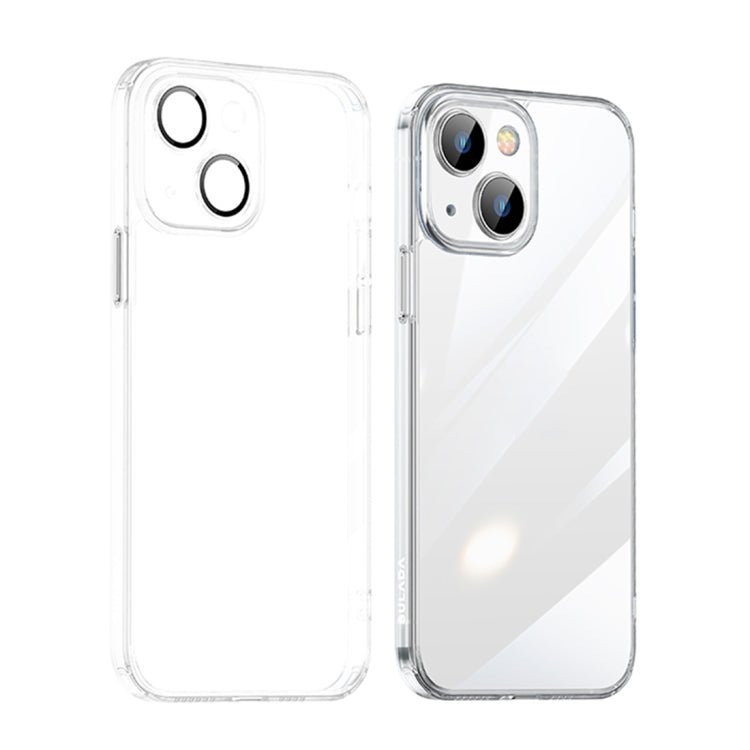 For iPhone 14 SULADA Crystal Steel Series TPU Transparent Phone Case(Transparent)