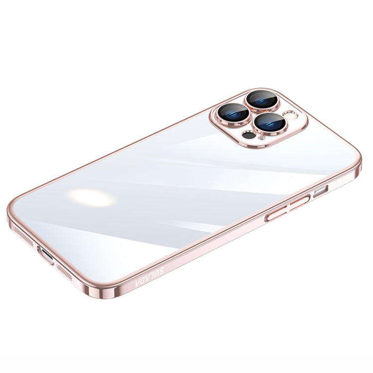 For iPhone 14 Pro SULADA Hard PC Shockproof Phone Case(Pink)
