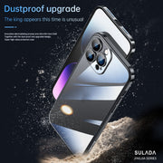 For iPhone 14 Pro SULADA Hard PC Shockproof Phone Case(Dark Purple)
