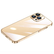 For iPhone 14 Pro Max SULADA Hard PC Shockproof Phone Case(Gold)