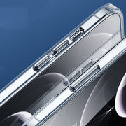 For iPhone 14 Pro Max SULADA Frosted Series Shockproof Transparent TPU Phone Case(White)