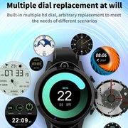 Rogbid Brave 2 1.45 inch TFT Screen Android 9.0 LTE 4G Smart Watch, Support Face Recognition(Black)