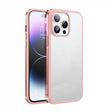 For iPhone 14 Pro SULADA Metal Frame + Nano Glass + TPU Phone Case(Pink) - free shipping - PMC TechLife - Order now!