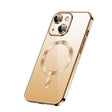 For iPhone 14 SULADA Plating TPU Shockproof Phone Soft Case(Gold) - iPhone 14 Cases by SULADA | Online Shopping South Africa | PMC TechLife | Buy Now Pay Later Mobicred