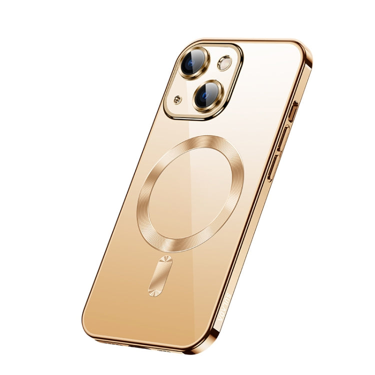 For iPhone 14 Plus SULADA Plating TPU Shockproof Phone Soft Case(Gold)