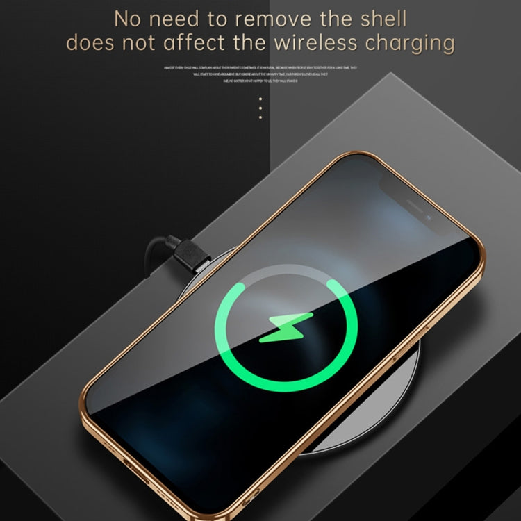 For iPhone 14 Plus SULADA Shockproof TPU + Handmade Leather Phone Case(Black)