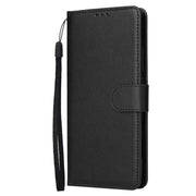 For Xiaomi Redmi 10C Multifunctional Horizontal Flip Leather Case with Three Card Slot(Black)