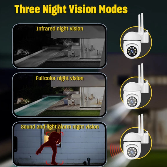 A7 1080P HD Wireless WiFi Smart Surveillance Camera Support Night Vision / Two Way Audio without Memory