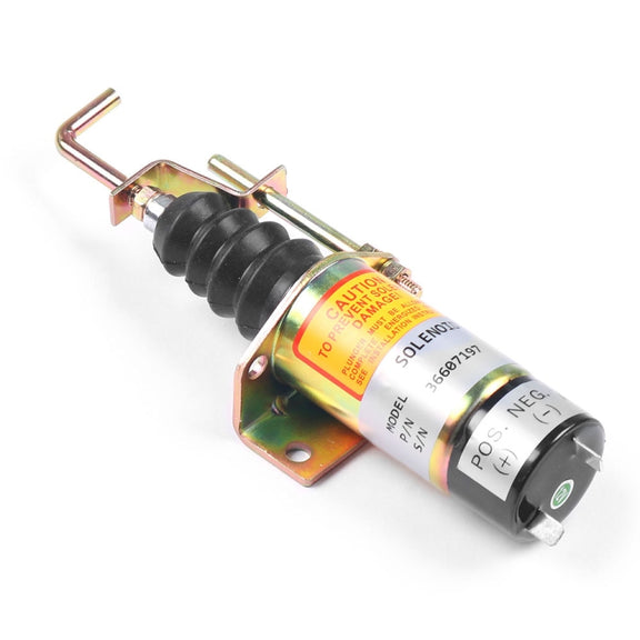 Lister Petter 12V Engine Flameout Solenoid Valve with Magnetic 366-07197