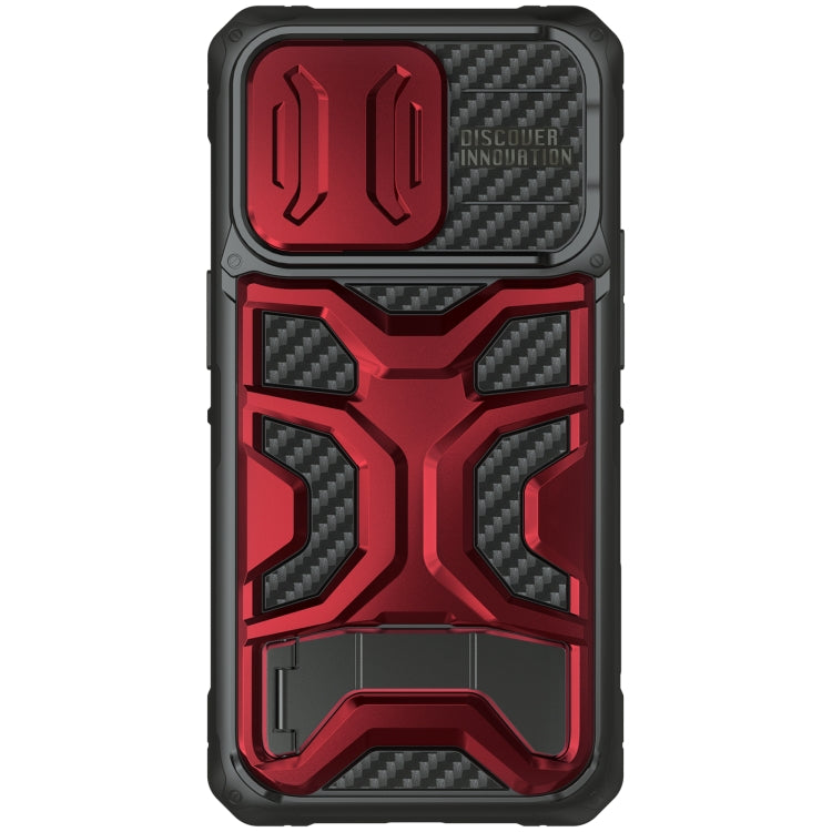 For iPhone 14 Pro NILLKIN Sliding Camera Cover Design TPU + PC Phone Case(Red)