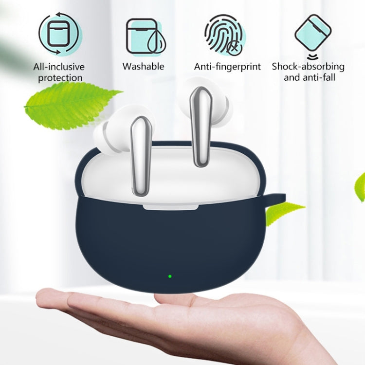 For Realme Buds Air 3 NEO Silicone Wireless Earphone Protective Case(Night Green)