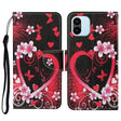 For Xiaomi Redmi A1 Colored Drawing Pattern Leather Phone Case(Red Heart) - free shipping - PMC TechLife - Order now!