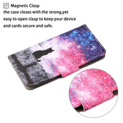 For Xiaomi Redmi A1 Colored Drawing Pattern Leather Phone Case(Star Sky Cat)