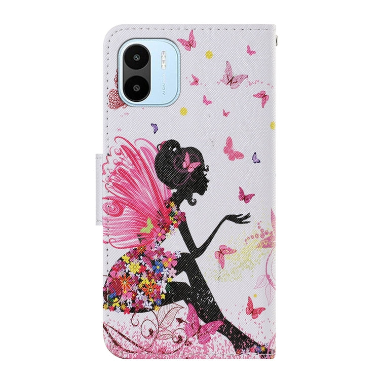 For Xiaomi Redmi A1 Colored Drawing Pattern Leather Phone Case(Dancing Girl)