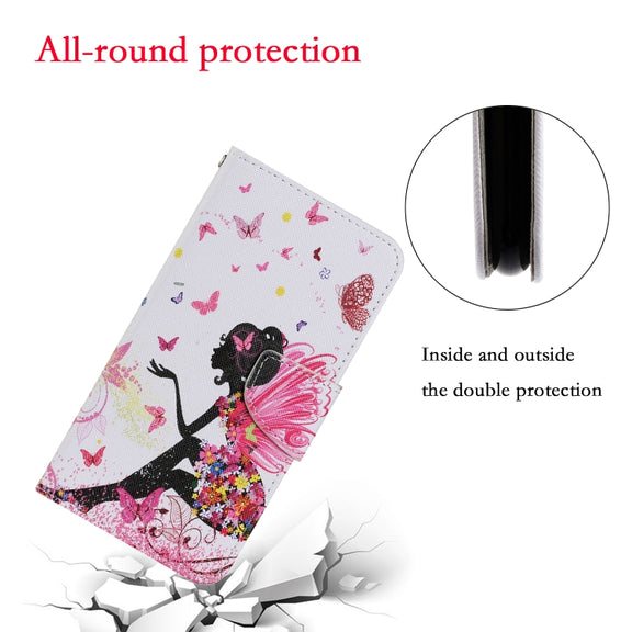 For Xiaomi Redmi A1 Colored Drawing Pattern Leather Phone Case(Dancing Girl)