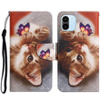 For Xiaomi Redmi A1 Colored Drawing Pattern Leather Phone Case(Butterfly Cat) - free shipping - PMC TechLife - Order now!