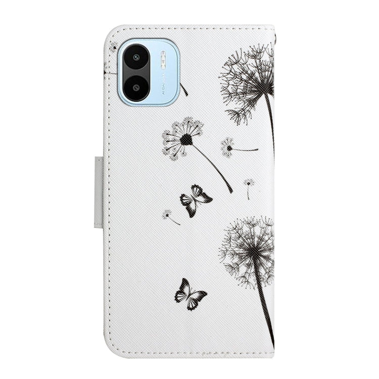 For Xiaomi Redmi A1 Colored Drawing Pattern Leather Phone Case(Dandelion)
