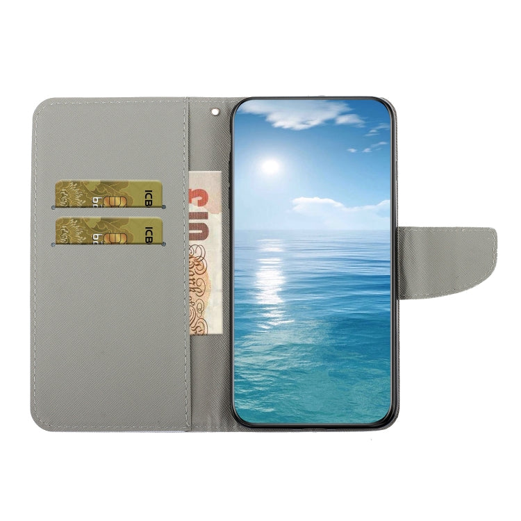 For Xiaomi Redmi A1 Colored Drawing Pattern Leather Phone Case(Little Leopard)