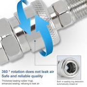LAIZE PH-30 10pcs C-type Self-lock Air Tube Pneumatic Quick Fitting Connector