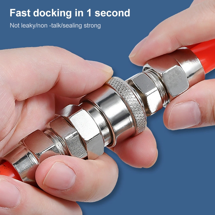 LAIZE SH-30 10pcs C-type Self-lock Air Tube Pneumatic Quick Fitting Connector