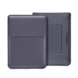 For MacBook 12 / 14 inch PU Leather 4 in 1 Laptop Bag with Functional Bracket(Space Gray) - Protective Bags by PMC TechLife | Online Shopping South Africa | PMC TechLife