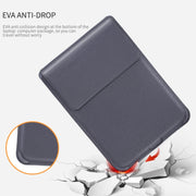 For MacBook 12 / 14 inch PU Leather 4 in 1 Laptop Bag with Functional Bracket(Space Gray)