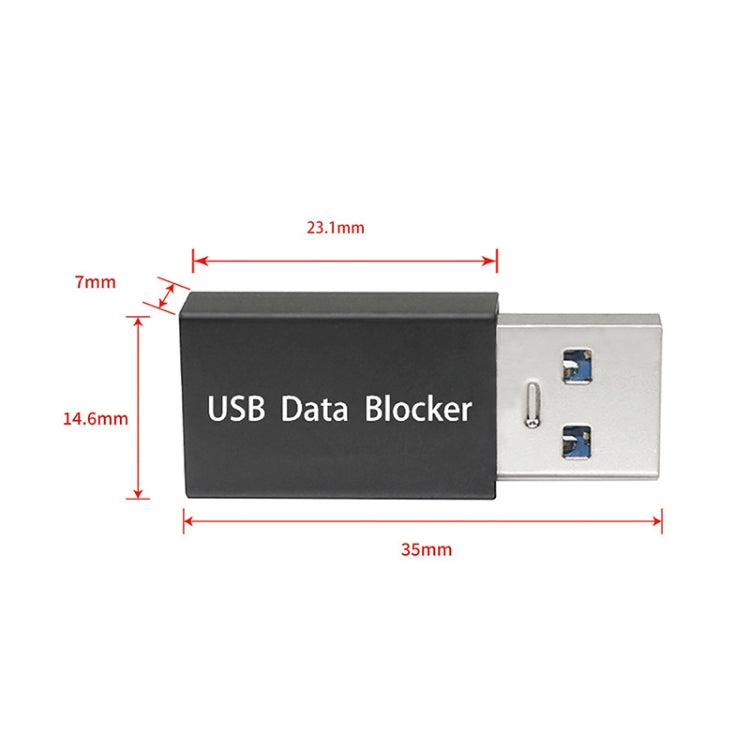 GEM02 USB Data Blocker Charging Connector(Black)