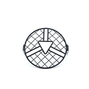 Motorcycle Headlight Arrowhead Grill Guard Retro Round Lamp Grill Cover