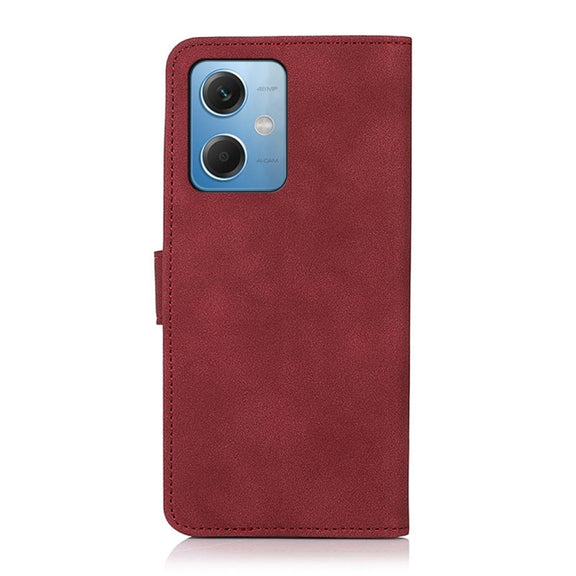 For Xiaomi Redmi Note 12 China KHAZNEH Matte Texture Leather Phone Case(Red)