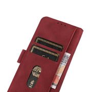 For Xiaomi Redmi Note 12 China KHAZNEH Matte Texture Leather Phone Case(Red)
