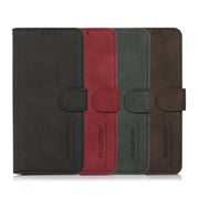 For Xiaomi Redmi Note 12 China KHAZNEH Matte Texture Leather Phone Case(Red)