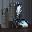 For Samsung Galaxy Z Fold3 5G GKK Magnetic Fold Hinge Shockproof Phone Case with Wrist Strap(Black) - Galaxy Phone Cases by GKK | Online Shopping South Africa | PMC TechLife