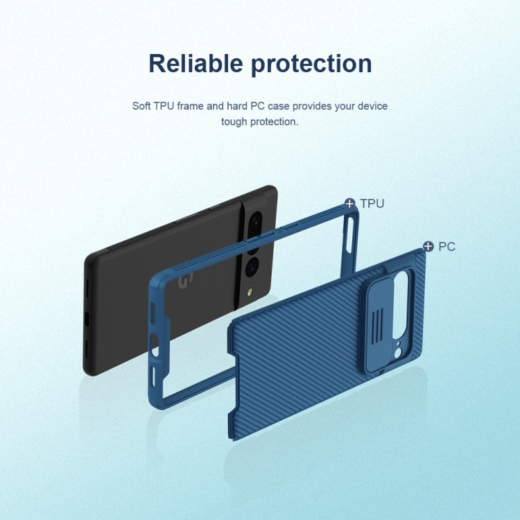 For Google Pixel 7 Pro 5G NILLKIN CamShield Pro Series PC Full Coverage Phone Case(Black)