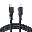 JOYROOM 20W Type-C to 8 Pin Surpass Series Fast Charging Data Cable, Length:0.25m(Black) - 2 in 1 Cable by JOYROOM | Online Shopping South Africa | PMC TechLife