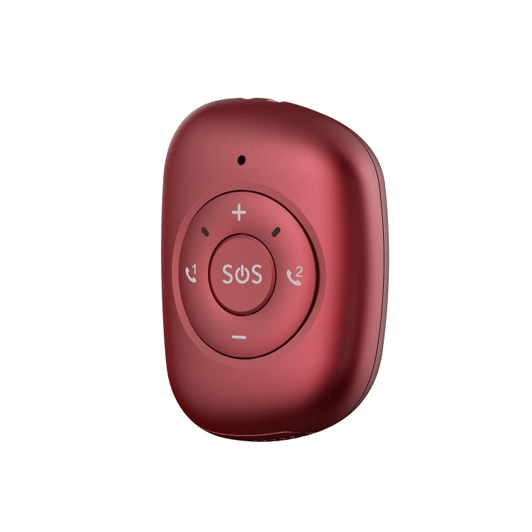 RF-V50 IP67 Water-resistant 4G LTE 3G 2G GSM Elderly SOS Button Emergency Alarm GPS Tracker(Red)