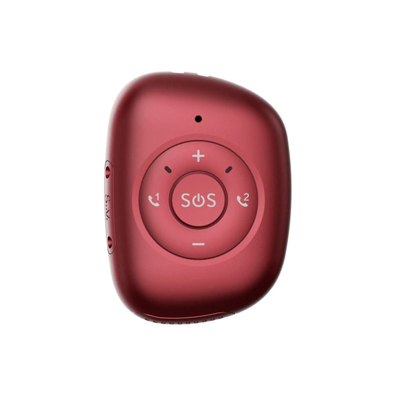 RF-V50 IP67 Water-resistant 4G LTE 3G 2G GSM Elderly SOS Button Emergency Alarm GPS Tracker(Red)