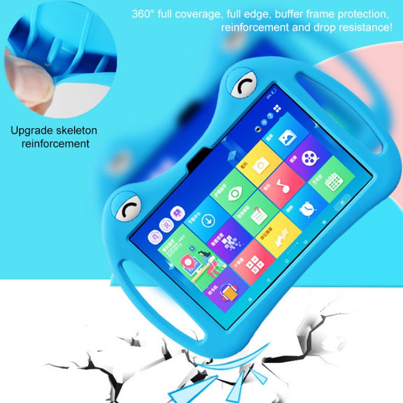 For Alcatel 3T 10 2020 Silicone Shockproof Protective Tablet Case(Blue)